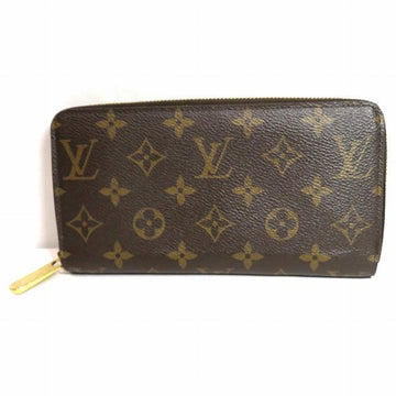 LOUIS VUITTON Monogram Zippy Wallet M41894 Rose Ballerine Long Ladies