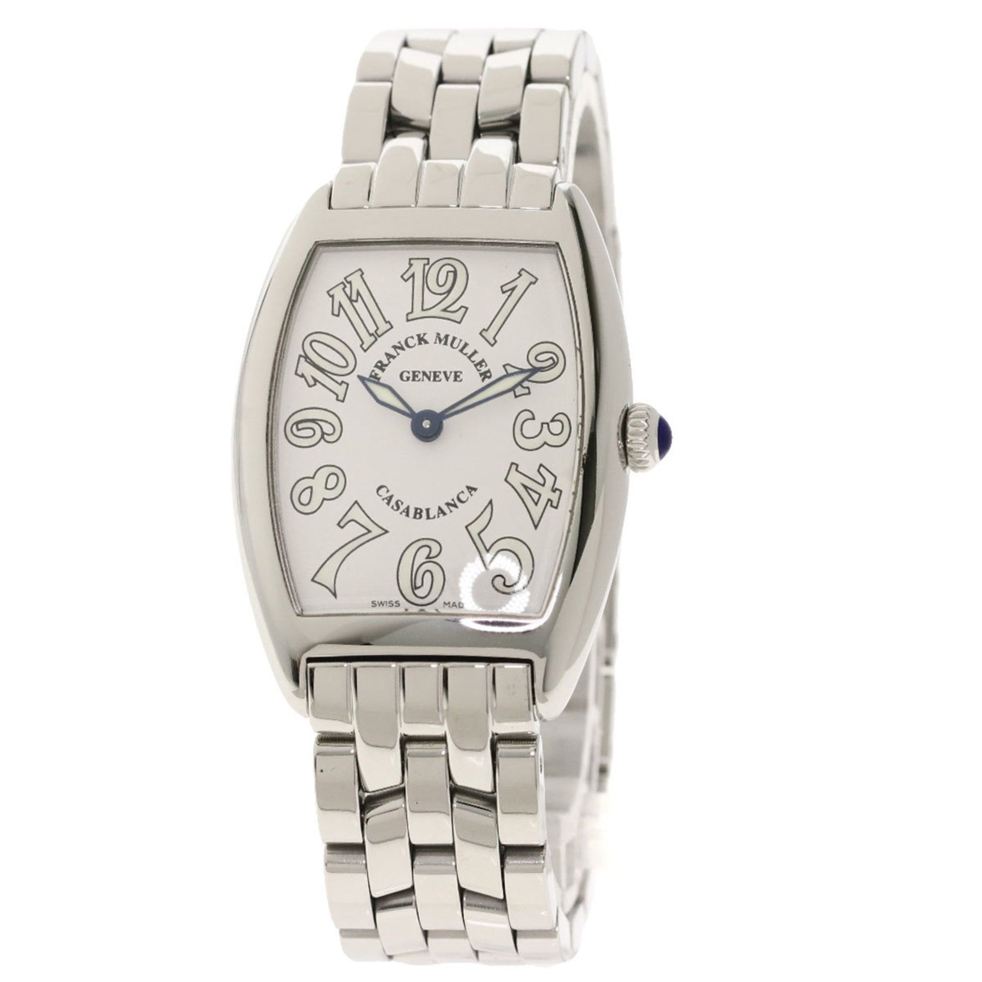 FRANCK MULLER 1752 Casablanca Watch Stainless Steel SS Ladies