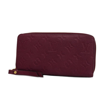 LOUIS VUITTONAuth  Monogram Empreinte Zippy Wallet M60549 Long Wallet Aurore