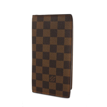 LOUIS VUITTONAuth  Damier Porto Valle Cult Credit N61823 Long Bill Wallet