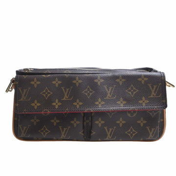 LOUIS VUITTON Monogram Vivacite MM One Shoulder Bag M51164 Brown Women's