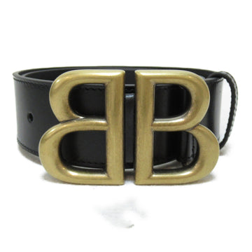 BALENCIAGAxGUCCI BB Belt Large Belt Black leather 680453