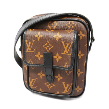 Louis Vuitton Shoulder Bag Monogram Macassar Christopher Wearable Wallet M69404