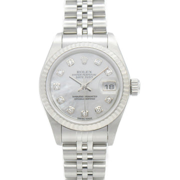 ROLEX Datejust 10P diamond F number Wrist Watch watch Wrist Watch 79174NG Mechanical Automatic Silver WH shell/NP K18 79174NG