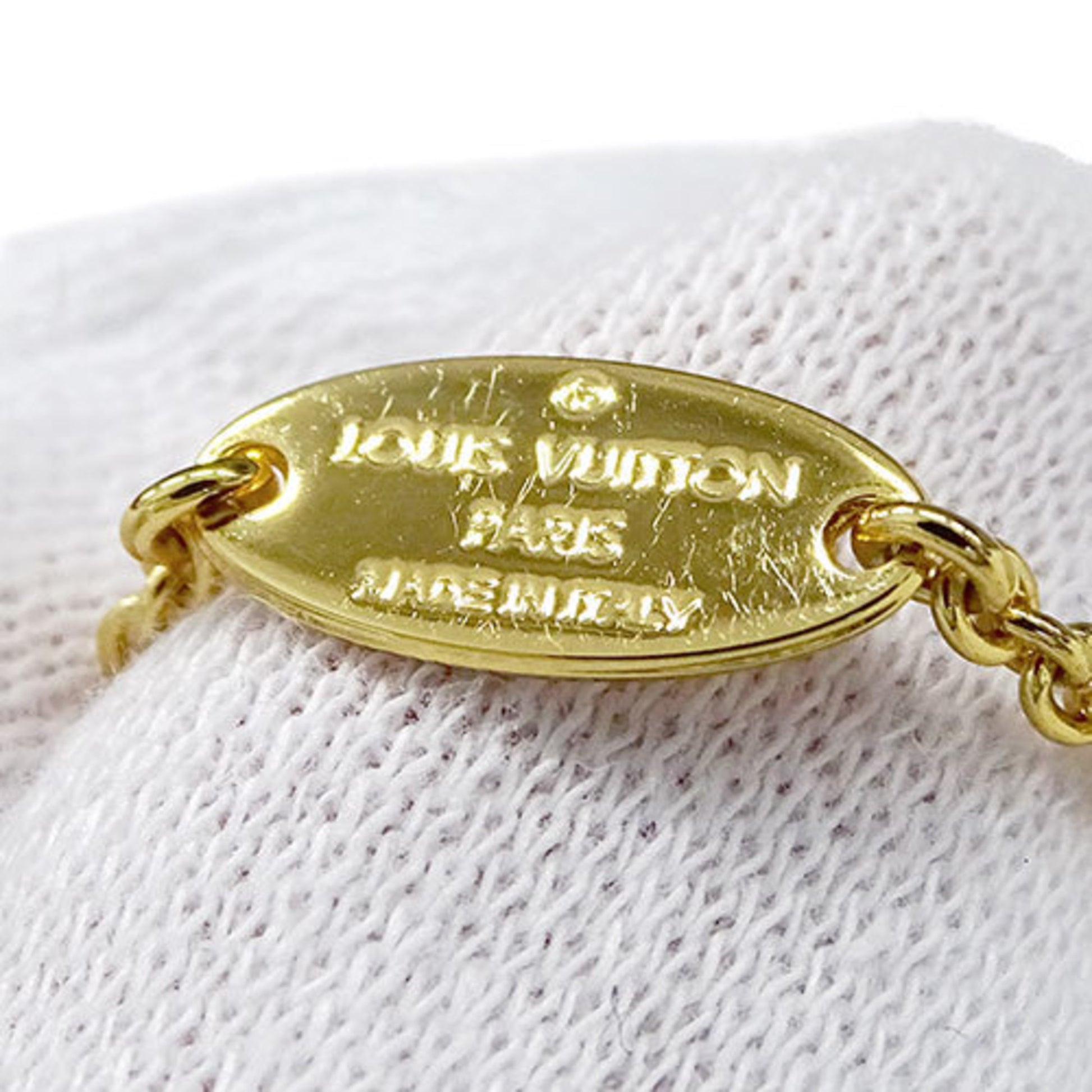 Louis Vuitton, Jewelry, Louis Vuitton Collier Lv Iconic Necklace Ladies  M0596 Gold
