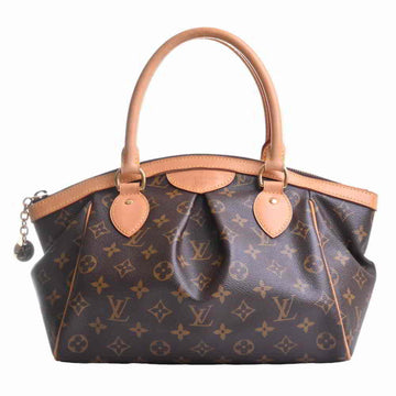 Louis Vuitton monogram Tivoli PM handbag brown PVC leather