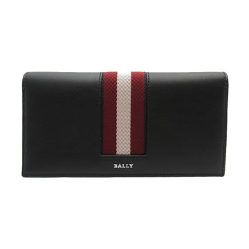 BALLY Bifold long wallet Black leather 6302794