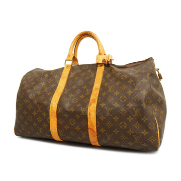 LOUIS VUITTONAuth  Monogram Keepol 50 M41426 Men,Women,Unisex Boston Bag