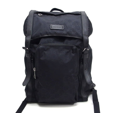 GUCCI GG Nylon Backpack Black Outlet 510336