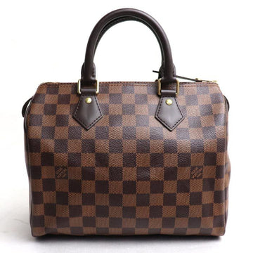 LOUIS VUITTON Speedy 25 Boston Bag Damier Brown N41365 IC Unisex