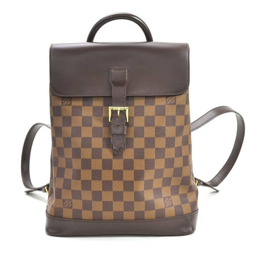 LOUIS VUITTON Backpack Damier Soho Brown Canvas Women's Men's N51132