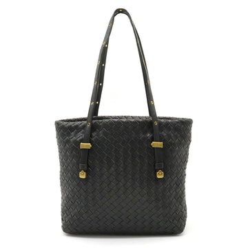 BOTTEGA VENETA intrecciato tote bag shoulder black 162937