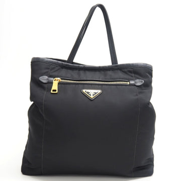 PRADA/ triangular plate handbag black
