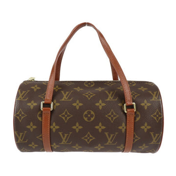 LOUIS VUITTON Papillon 26 Monogram Handbag M51366 Canvas Brown Gold Hardware