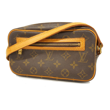 LOUIS VUITTONAuth  Monogram Pochette Shite M51183 Women's Shoulder Bag