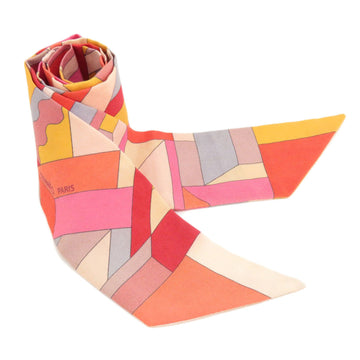 HERMES Twilly Scarf Muffler Silk Women's