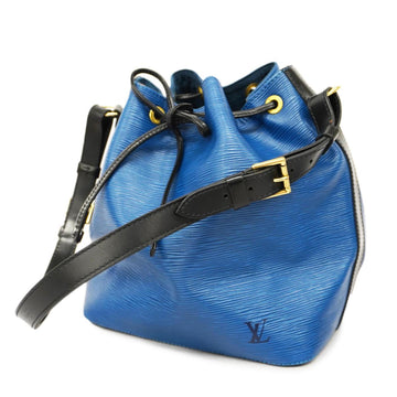 LOUIS VUITTON Shoulder Bag Epi Petit Noe M44152 Toledo Blue Noir Ladies