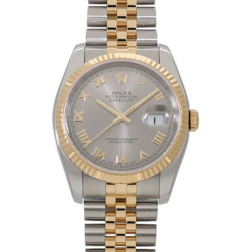 ROLEX Datejust 116233 F number Gray Rome men's watch R7665