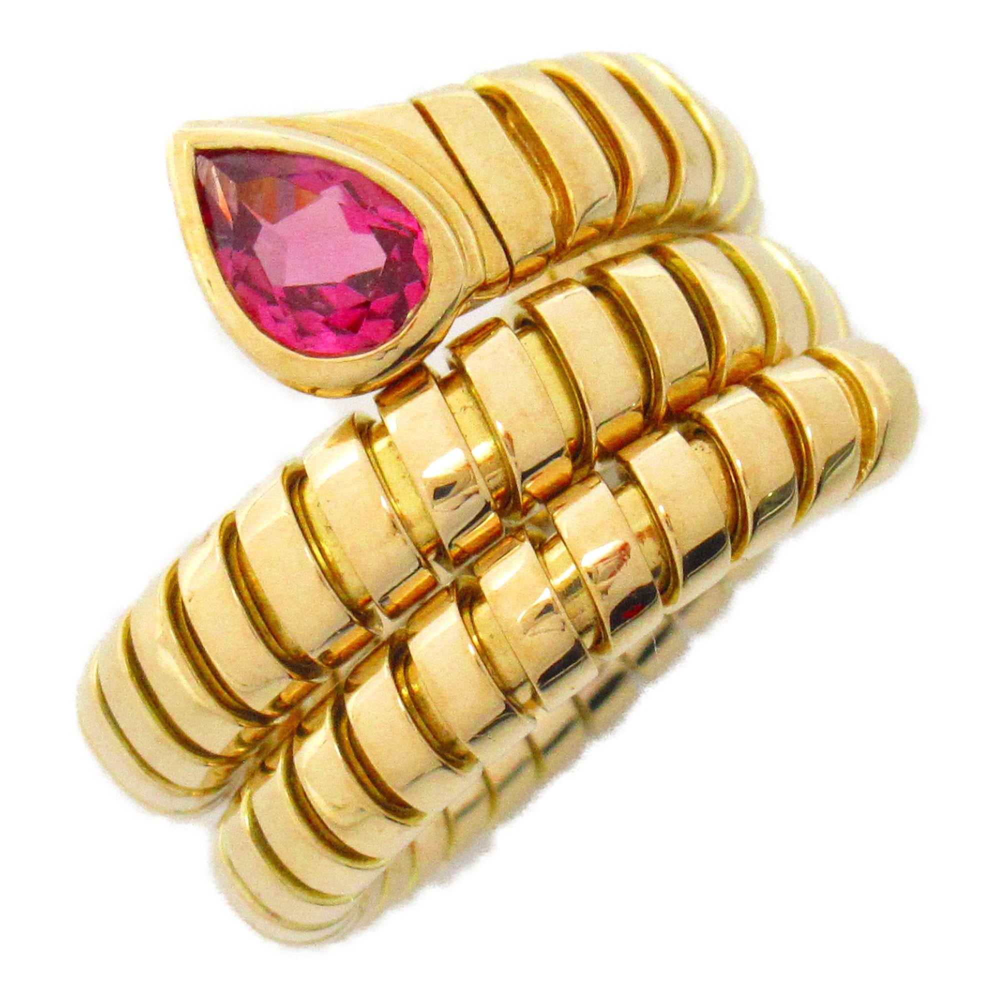 Bvlgari Serpenti Viper Ring K18PG Pink Gold