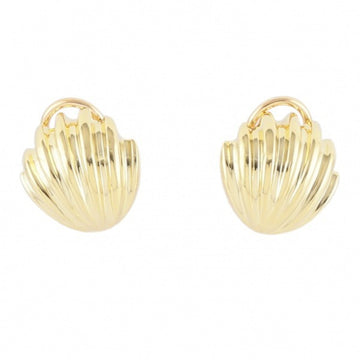 TIFFANY shell motif earrings/earrings K18YG yellow gold
