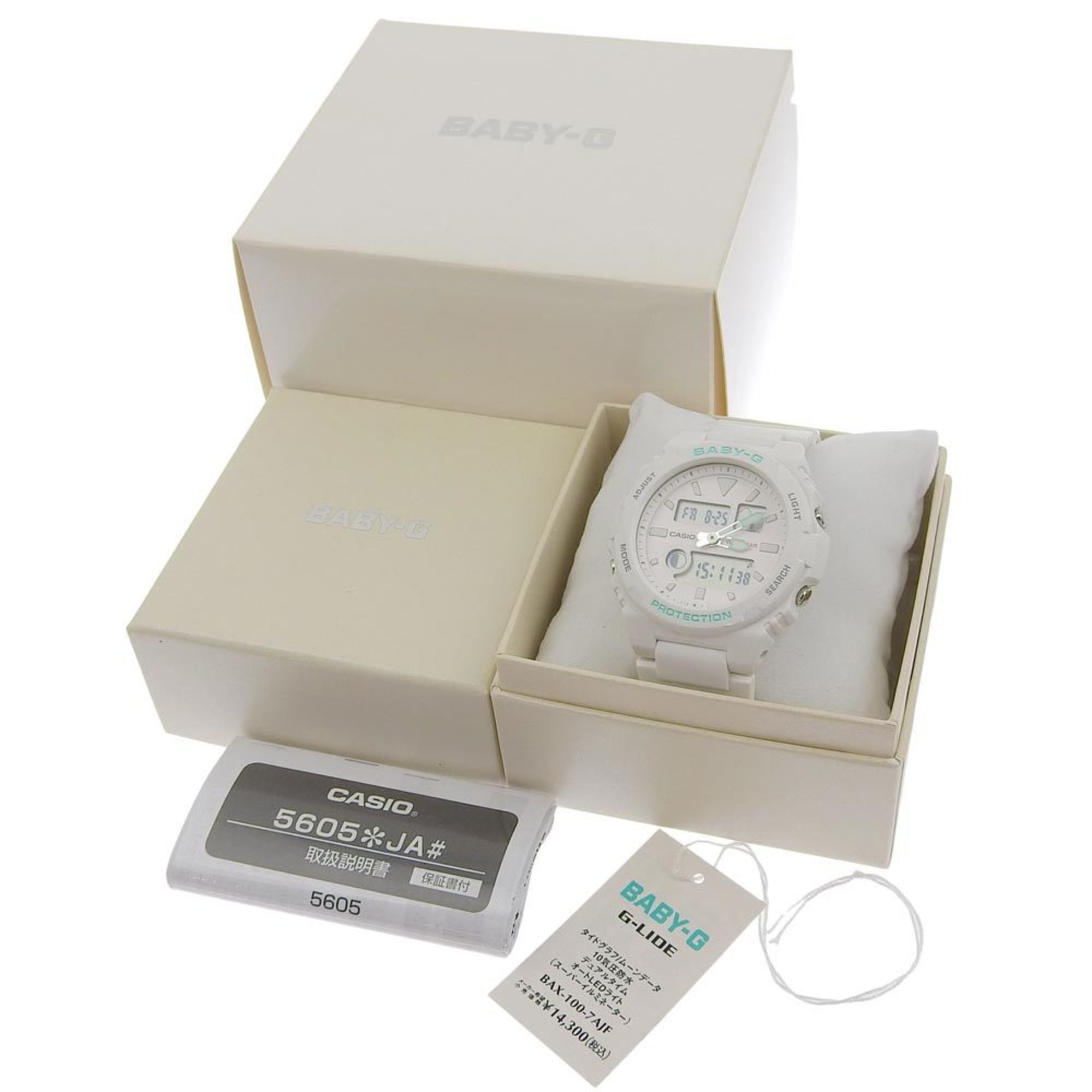 CASIO Baby G GLIDE Ladies Quartz Battery Watch BAX 100 7AJF