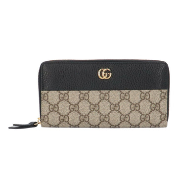 GUCCI GG Marmont Long Wallet Supreme Canvas 436117 496334 Women's