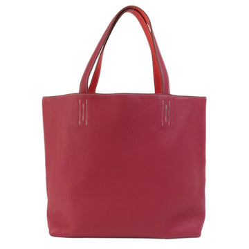 HERMES-Toile-Chevron-Canvas-Leather-Valparaiso-GM-Tote-Bag-Etoupe