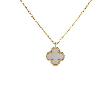 VAN CLEEF & ARPELS Sweet Alhambra K18YG Yellow Gold Necklace