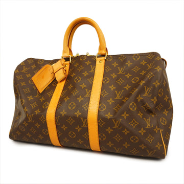 LOUIS VUITTONAuth  Monogram Keepol 45 M41428 Boston Bag