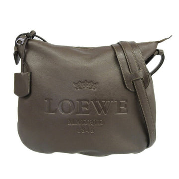 Loewe heritage leather shoulder bag brown