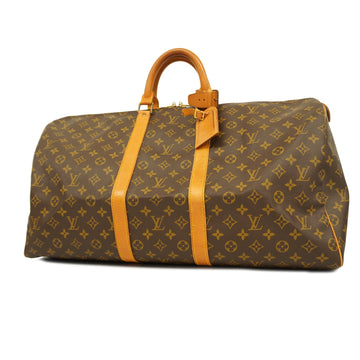 LOUIS VUITTONAuth  Monogram Keepol 55 M41424 Boston Bag