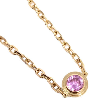 CARTIER Diamanleger Bracelet K18PG Pink Sapphire 1P Gold Accessory Fashionable Women's Men's
