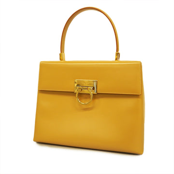 SALVATORE FERRAGAMOAuth  Gancini Handbag Women's Leather Handbag Beige