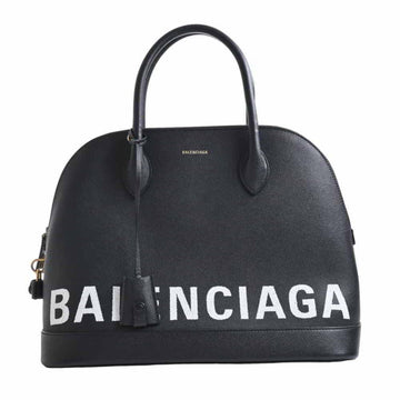 Balenciaga Leather Ville M Handbag Black