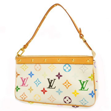 LOUIS VUITTONAuth  Monogram Multicolore Pochette Accessoir M92649 Women's Pouch