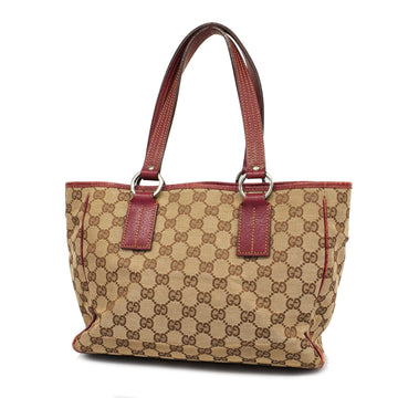 GUCCIAuth  GG Canvas Tote Bag 113019 Women's GG Canvas Handbag,Tote Bag Beige