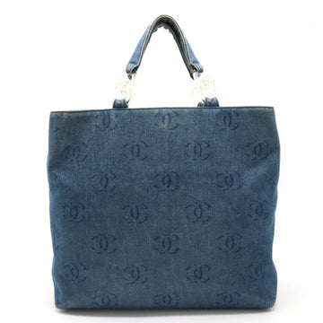 CHANEL Cocomark Plastic Chain Tote Bag Large Shoulder Blue A18091