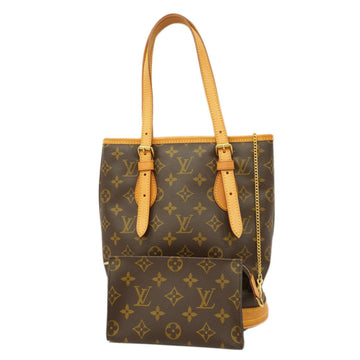 LOUIS VUITTON Tote Bag Monogram Petit Baguette M42238 Brown Ladies