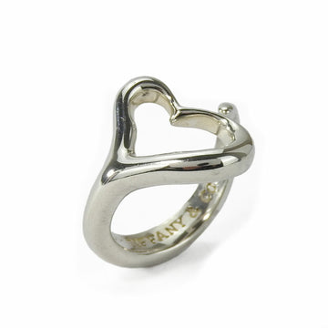 TIFFANY Ring Open Heart Approx. 4.7g 925 Silver Elsa Peretti Women's  & Co. jewelry accessories ring