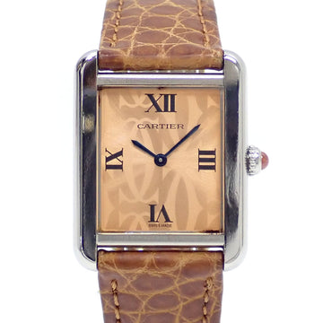 CARTIER Tank Solo Quartz Stainless Steel Women's Watch 2716