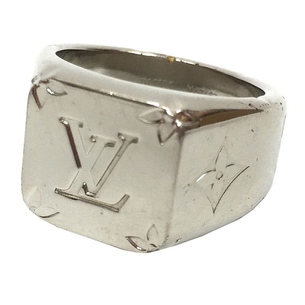 Louis Vuitton Monogram signet ring (M62488)