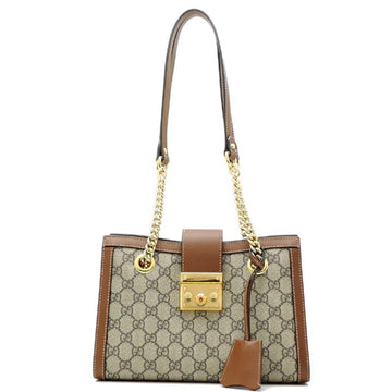 Gucci Padlock GG Small Women's Shoulder Bag 498156 KHNKG 8534 Supreme Beige