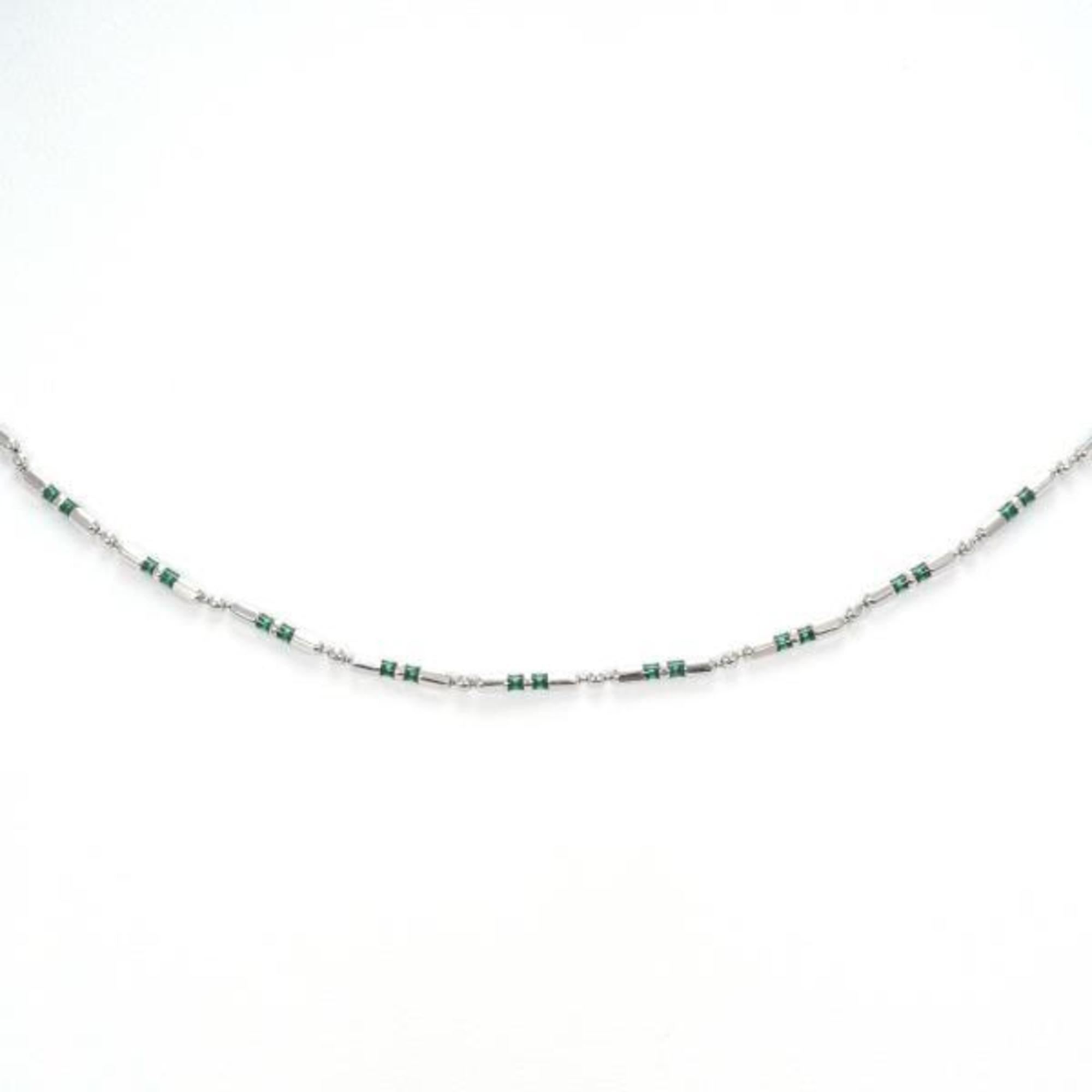 SEIKO Jewelry PT850 Resin Necklace Total Weight Approx. 4.9g 40cm