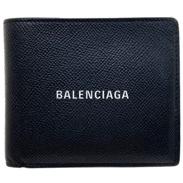 BALENCIAGA Billfold Leather Bifold Black 594549  Wallet