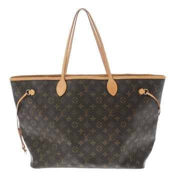 LOUIS VUITTON Monogram Neverfull GM Brown M40157 Women's Canvas Tote Bag