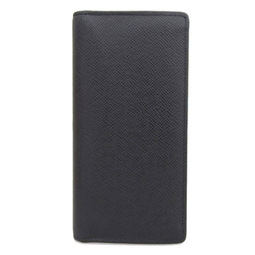 LOUIS VUITTON Taiga Portefeuille Brother Folio Long Wallet M30501 Black Leather