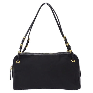 PRADA bag Lady's handbag nylon black brand compact small simple accessory case fashion