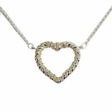 TIFFANY/  925/750 heart twist necklace