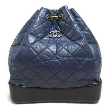 CHANEL gabriel small bag pack Navy Black Calfskin [cowhide] A94485