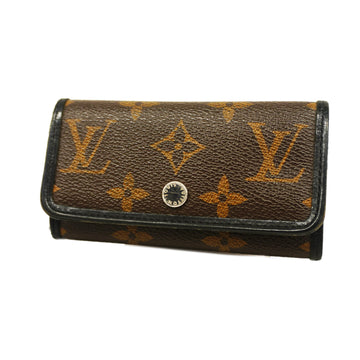 LOUIS VUITTONAuth  Monogram Macassar Multicles6 M60165 Men's Key Case